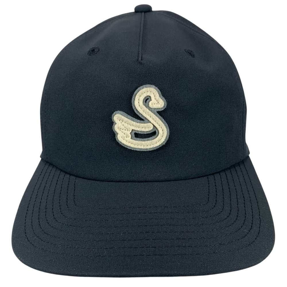 Swannies Golf Snapback‎ Hat Black Swan Logo Rhodes Ranch Las Vegas